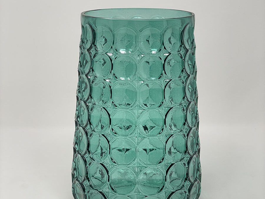 Kék körmintás váza