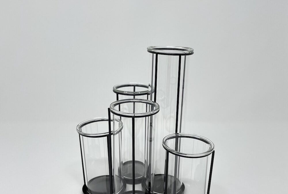 Modern 5 hengeres váza