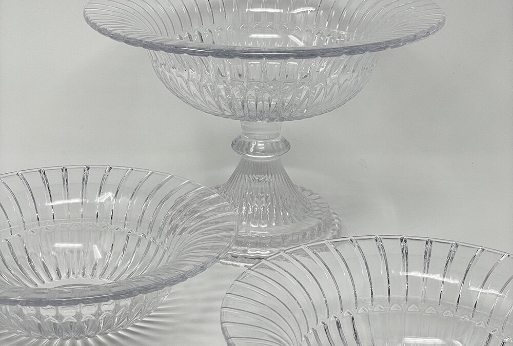 Kristály hatású tálalók vegyesen